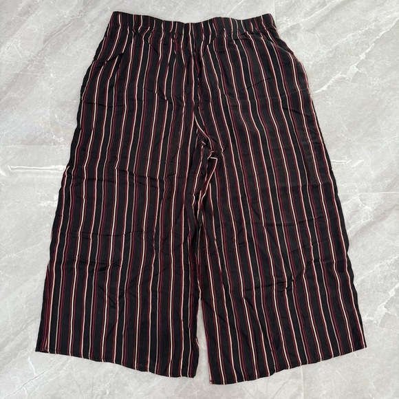 Women’s Xhiliration Target Striped Tie Front Pants Pockets Plus Size XXL - Picture 9 of 16